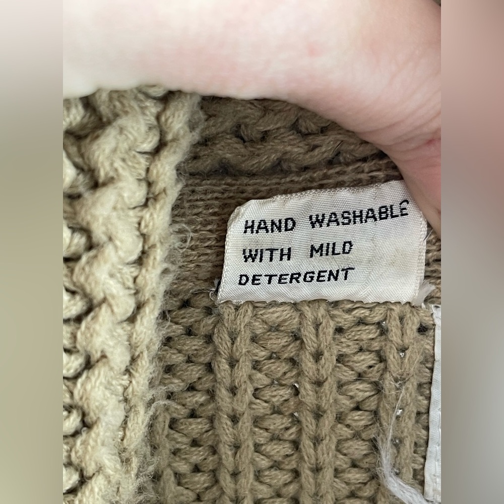 Miller Vintage Horse Cardigan Cowichan Sweater Knit Cowgirl Cowboy Western 70s - Picture 4 of 14